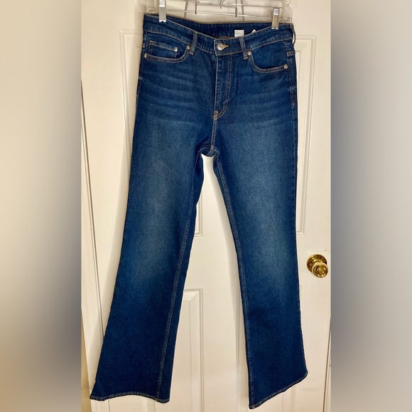 H&M Classic Bootcut Blue Jeans Size 6 - Like New - Picture 3 of 6